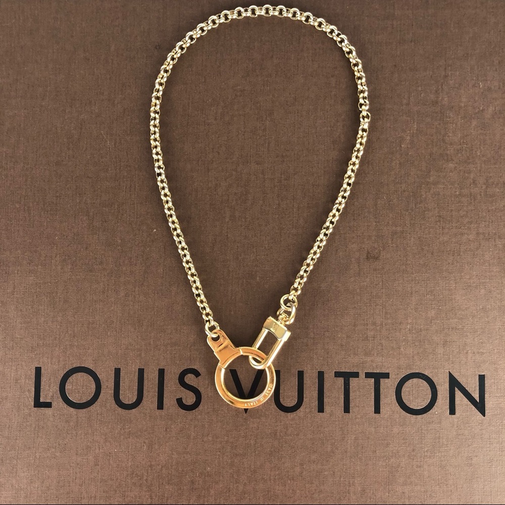 Authentic Louis Vuitton Wristlet Chain, ~17”